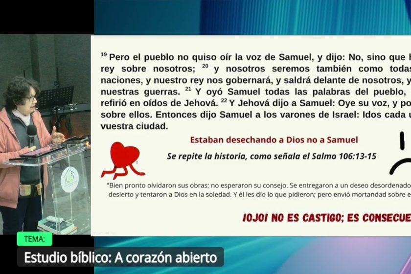 Grabación – Tema >Estudio bíblico: A corazón abierto # Luisa Pereira # 19/11/2025