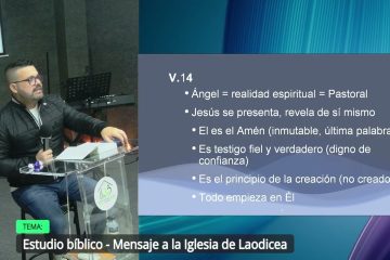 Grabación – Tema > Estudio bíblico – Mensaje a la Iglesia de Laodicea # Pr. Ahmed Jiménez # 12/112025