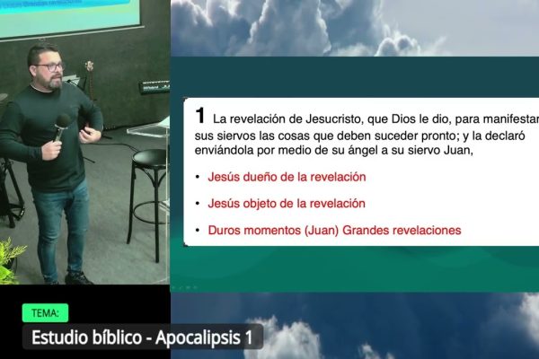 Grabación – Tema >Estudio bíblico – Apocalipsis 1# Pr. Ahmed Jiménez # 14/01/2026
