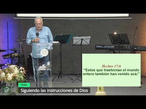 Grabación – Tema >Siguiendo las instrucciones de Dios # Pr. Fernando Moreno # 18/01/2026