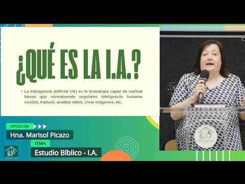 Grabación – Tema > Estudio Bíblico – I.A. # Hna. Marisol Picazo # 13/05/2026