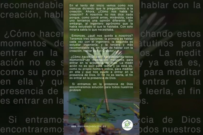 MEDITACIÓN 20082026 – Canal Esperanza de Vida