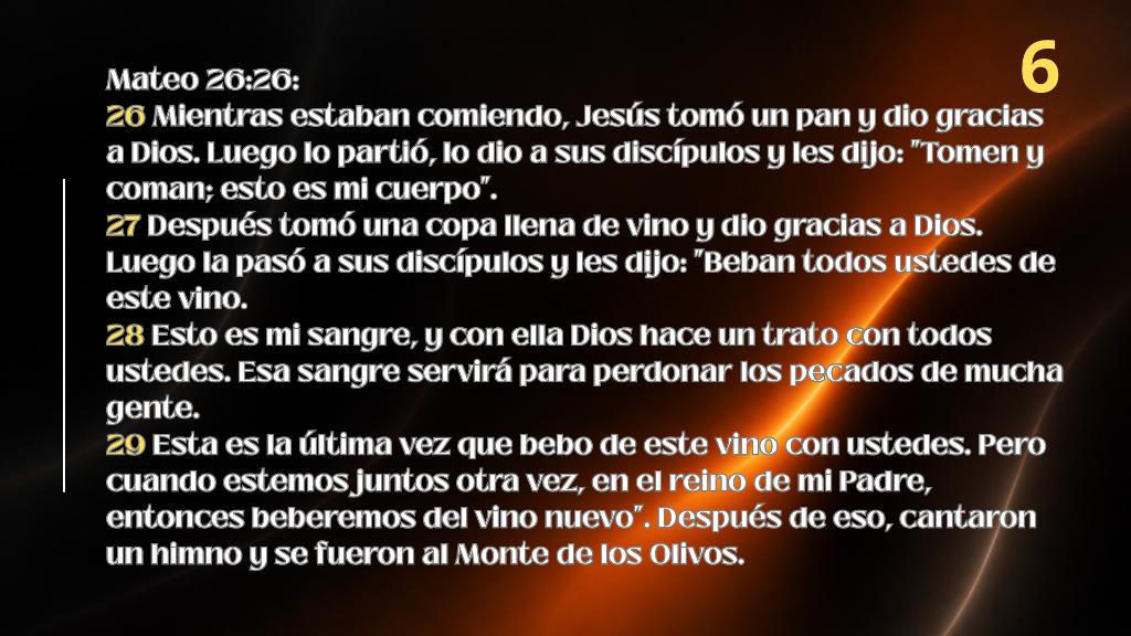 La Cena del Señor 7